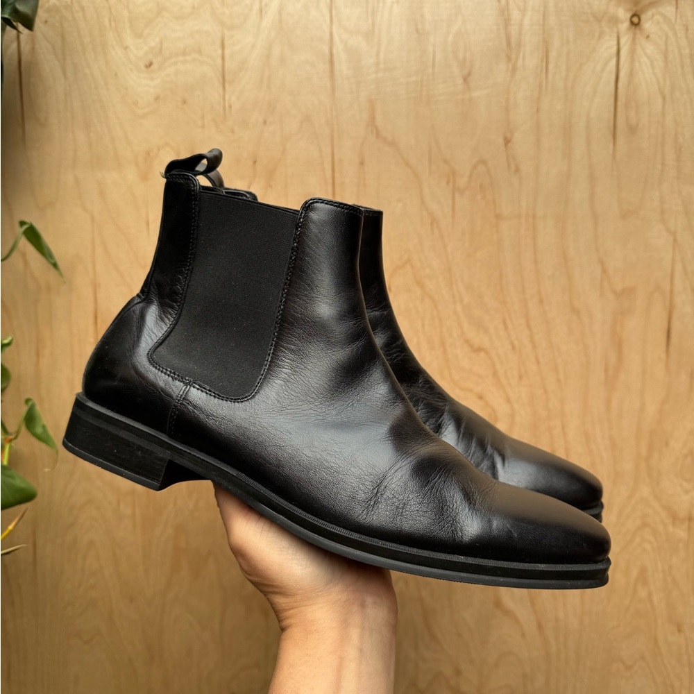 BROLETTO Leather Men's Chelsea Boots Black 10 - Picture 5 of 9
